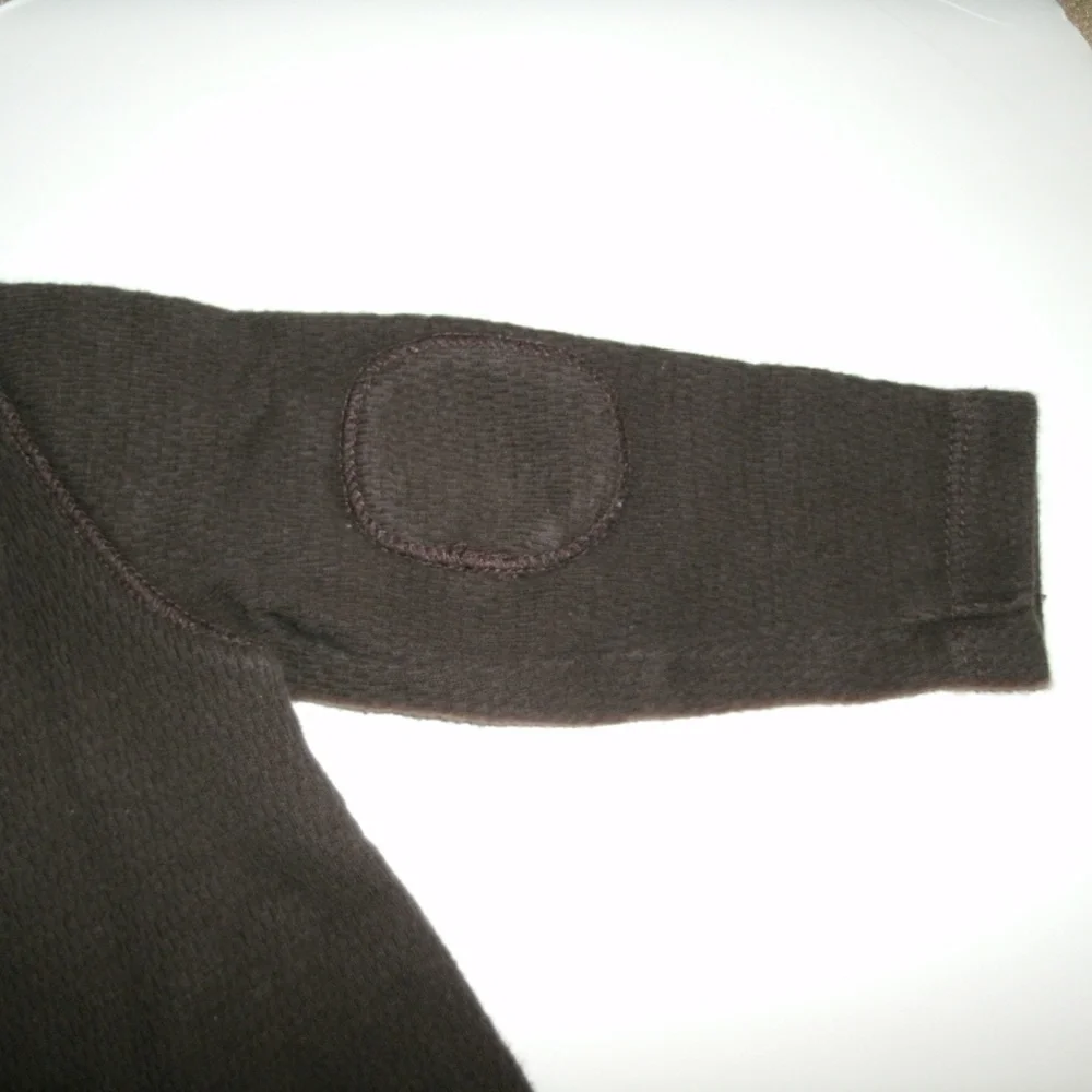 Gap Boys Bodysuit Brown Camp Tent 6-12 Months Elbow Patch Baby One Piece